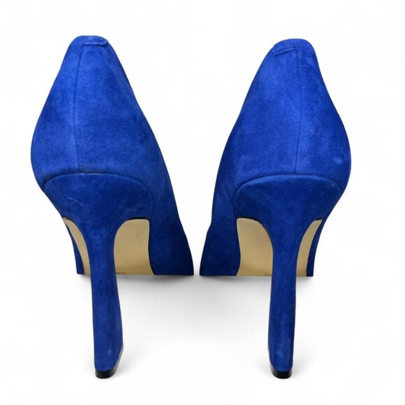 Nine West Blue Suede Heels | Women’s Size 10M, 4.25” Heel - Picture 2 of 7